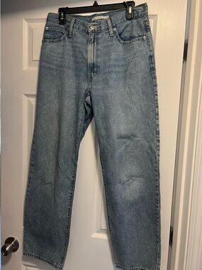 Levi's 94 baggy Women's Straight Leg Light Blue Denim Jeans